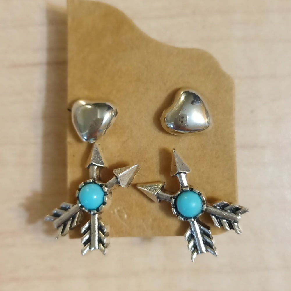 *3/$12* 2 pairs Bohemian Stud Earrings Retro